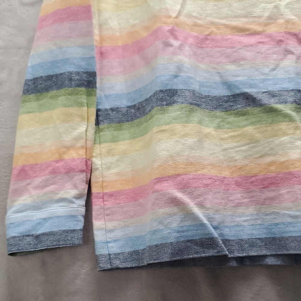 ALFRED DRUNNER | 12 WOMEN'S | JACKET BUTTON DOWN SHIRT  in RAINBOW 19232 29961 - Picture 15 of 16